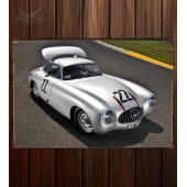 Металлическая табличка Mercedes-Benz 300SL LeMans Prototype (W194)